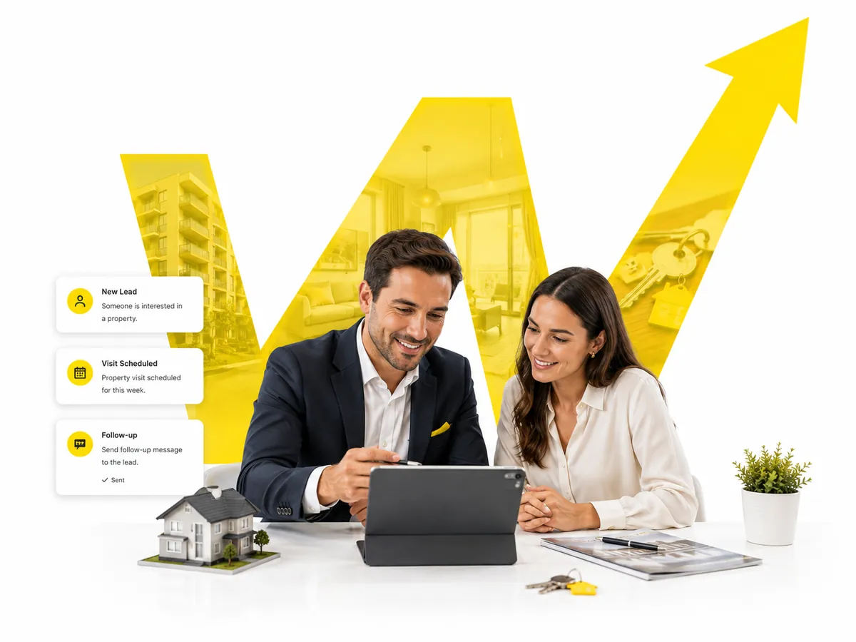 Equipe de incorporadora apresentando um lançamento